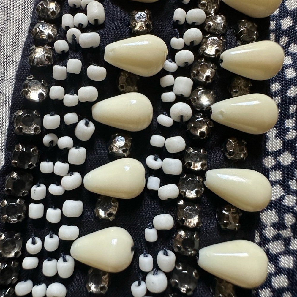 Tory Burch embellished silk tunic Large